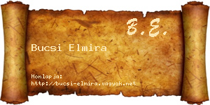 Bucsi Elmira névjegykártya